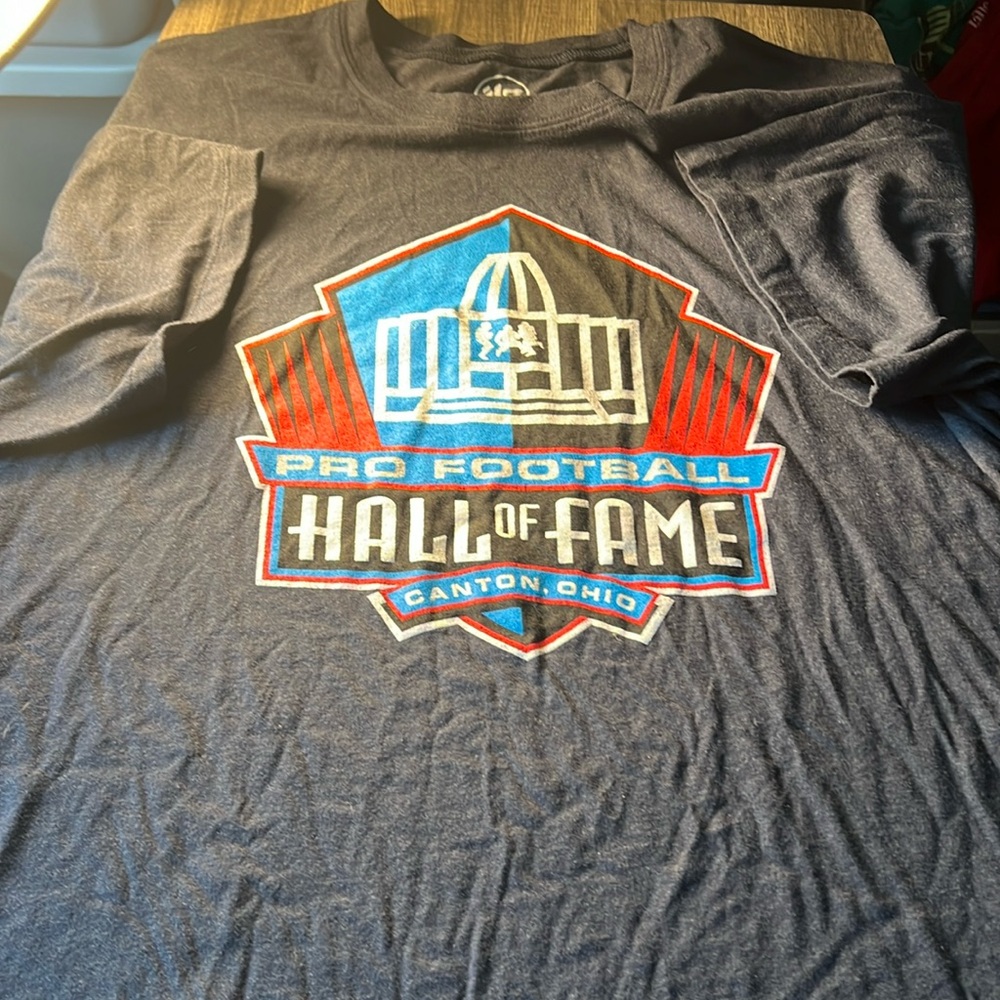 NFL 47 Brand Mens Pro Football Hall of Fame Tee Color Blue Size XL